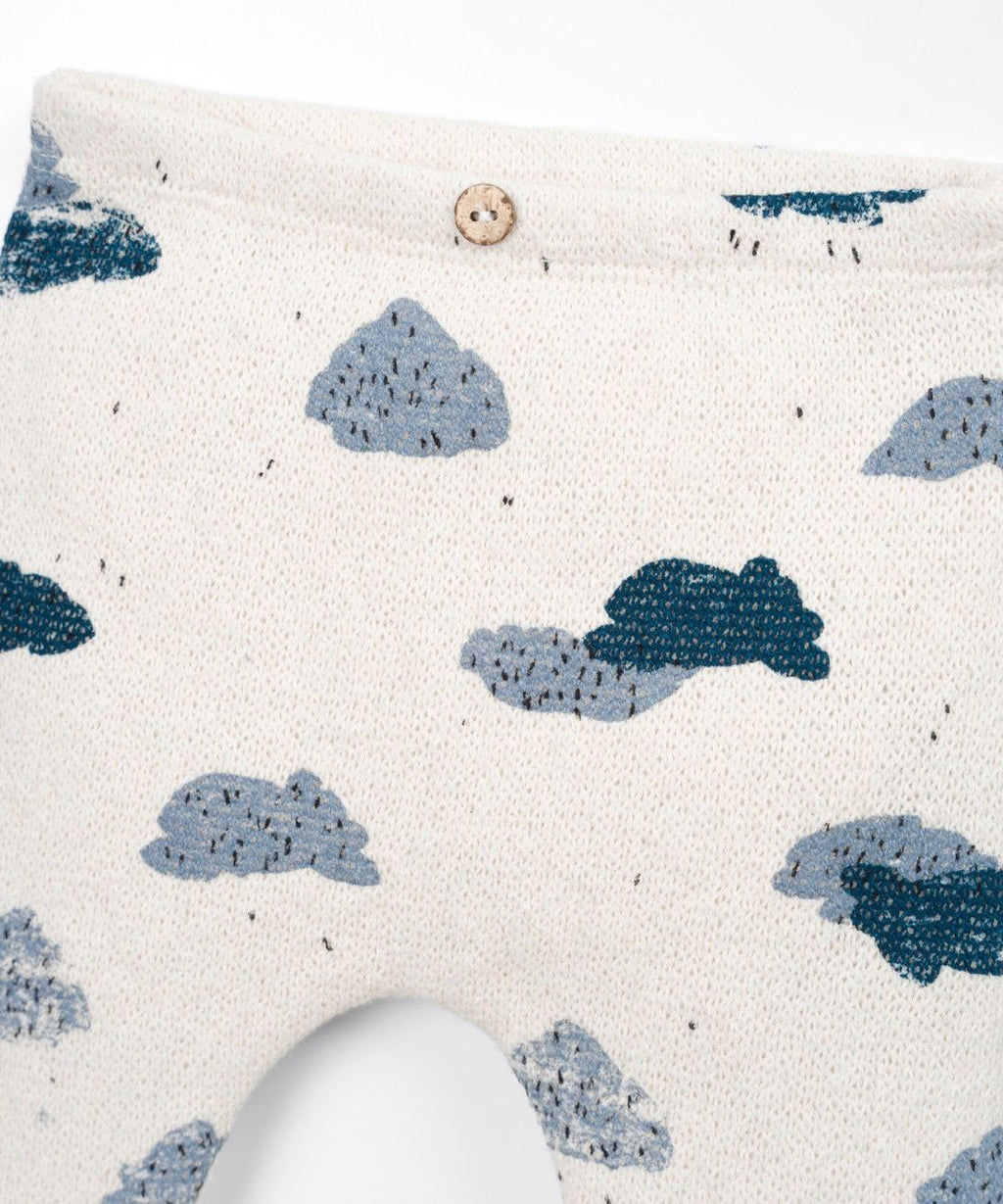 Babylegging Cloud Print – Katoen & gerecycled katoen – Play Up