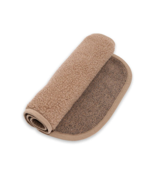 Wool Mattress Protector Cradle - Light Tan 80 x 42 cm – 100% wool – Alwero