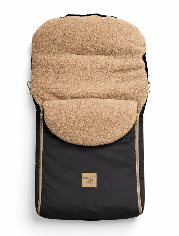 Wasserdichter Fußsack Tan – 100% Wollfutter – Alwero
