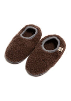 Wool children's slippers - Cloudlet Junior Choco Martini – 100% wool – Alwero x Salty Stitch