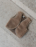 Baby Vest Lulu Light Tan – 100% wool – Alwero