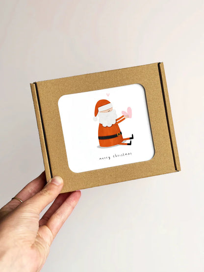 Set aus 8 Weihnachtskarten inkl. Umschlägen und Stickerbogen - Alijt