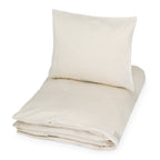 Dekbedovertrek junior - 100x140cm - Classic Stripes Camel - 100% biologisch katoen - CamCam Copenhagen