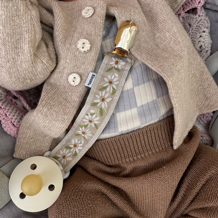 Pacifier Clip Nice - Handmade - Baby Bloom Clips