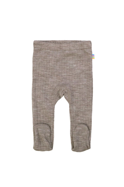 Babyhose mit Füßchen - 100% Merinowolle - Joha