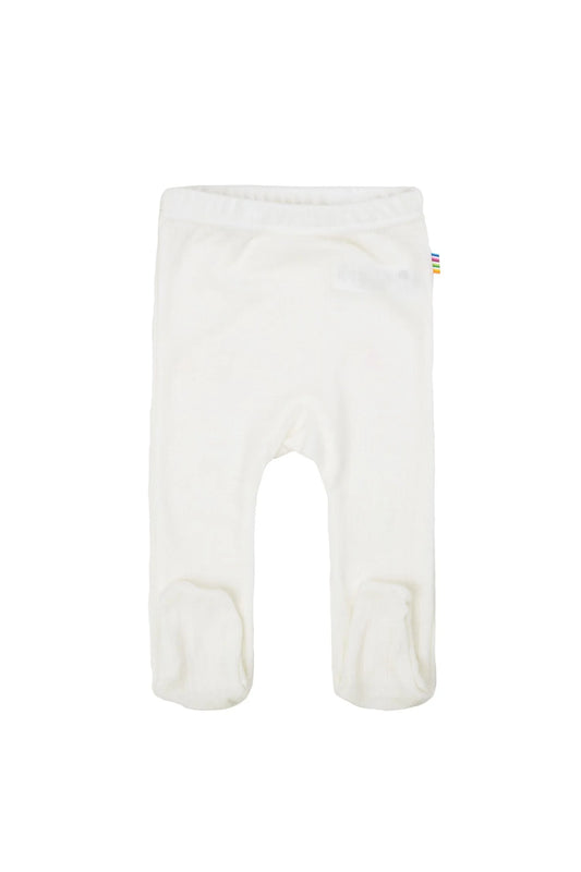 Baby broekje met voetjes - 100% merino wol - Joha