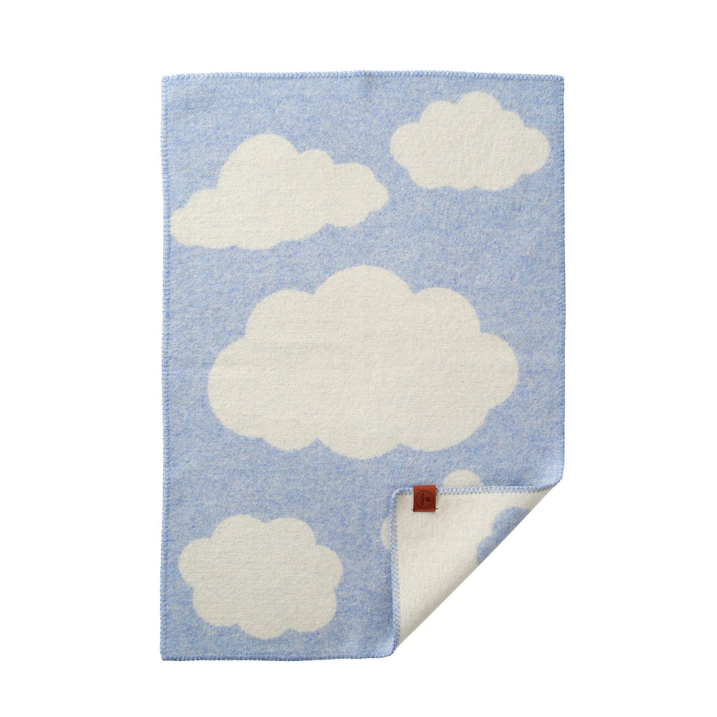 Wollen babydeken - Cloudy Day – Gerecyclede wol & lamswol – Klippan