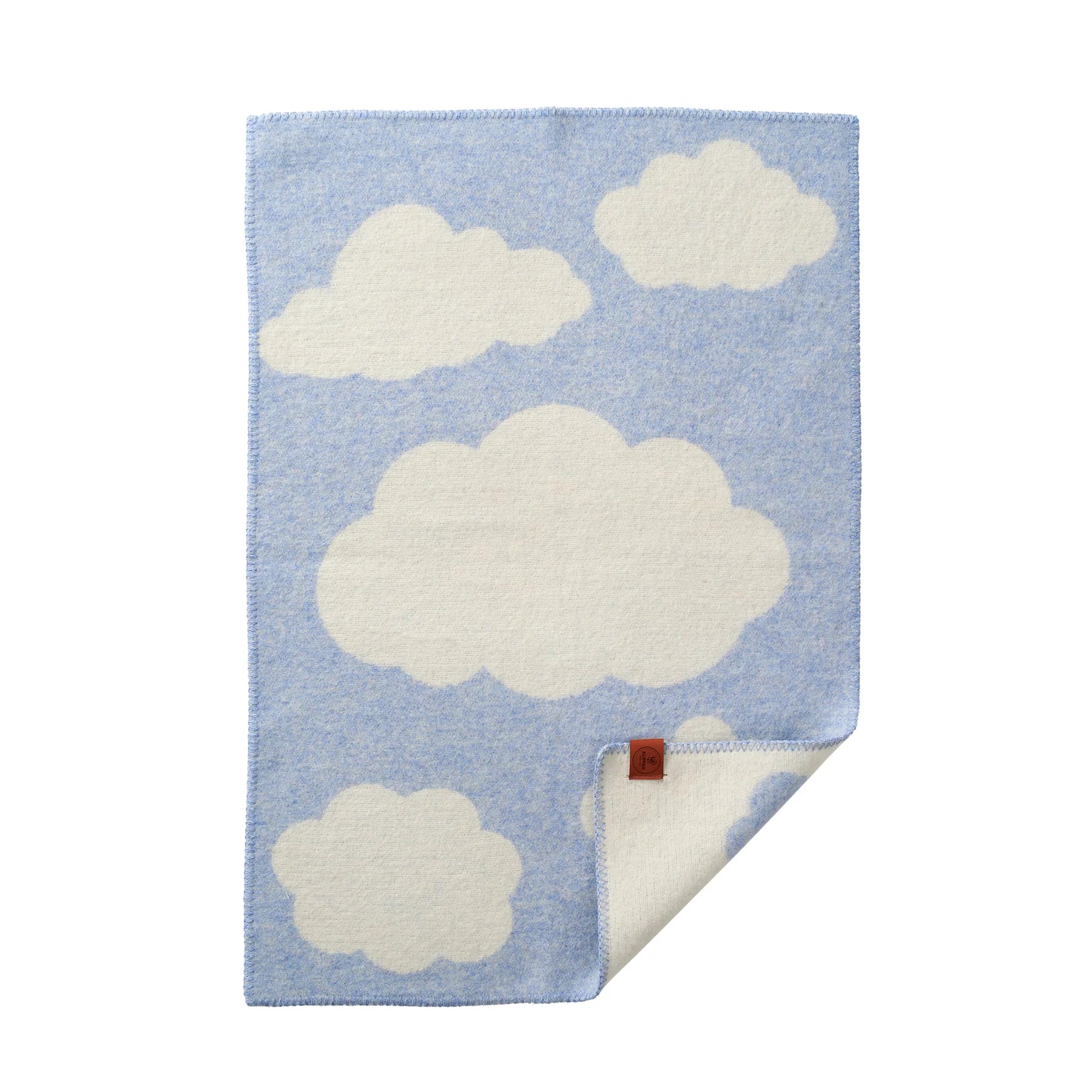 Wollen babydeken - Cloudy Day – Gerecyclede wol & lamswol – Klippan