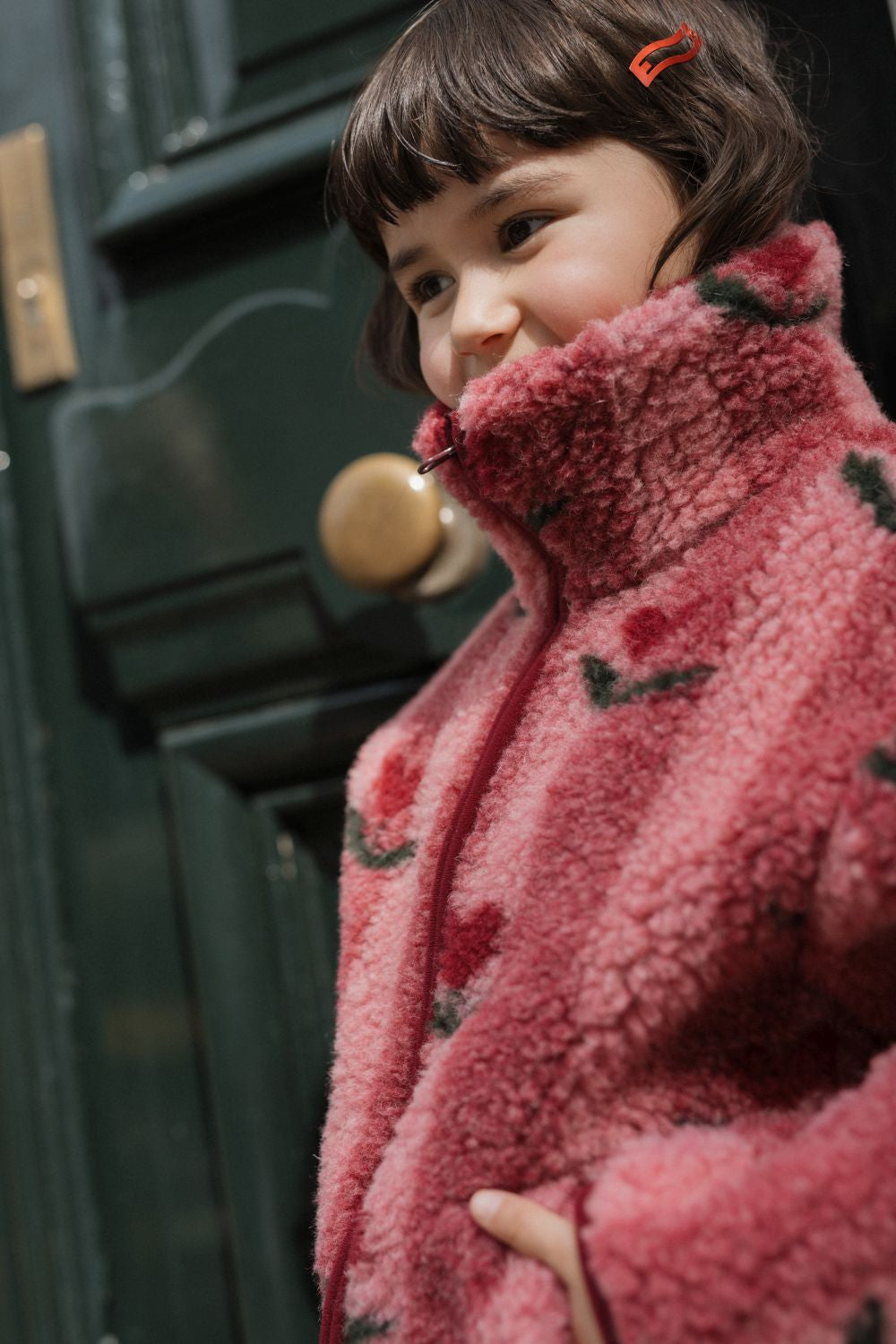 Wollen jasje - Belins UL Junior Cherry Pattern – 100% wol – Alwero