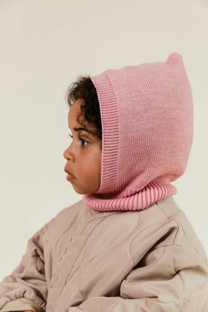 Balaclava Eddy - 100 % extrafeine italienische Merinowolle - HVID
