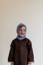 Balaclava Eddy - 100 % extrafeine italienische Merinowolle - HVID