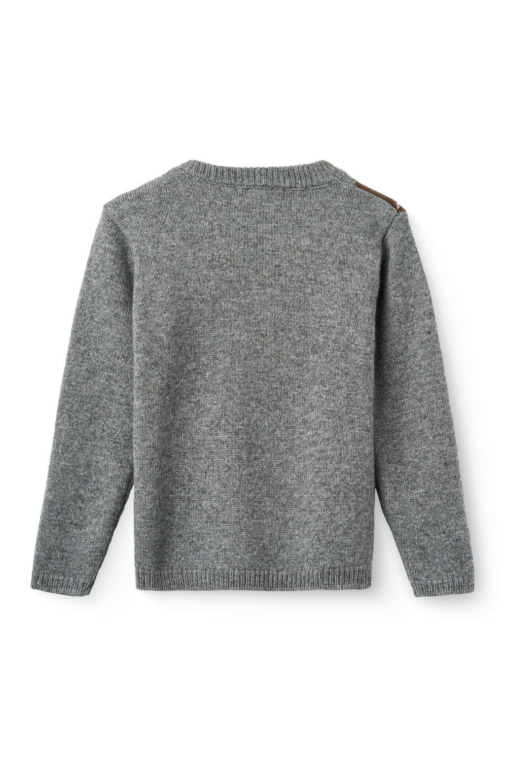 Gebreide trui met ruitpatroon - Argyle Sweater - Lamswol - Copenhagen Colors - achterkant