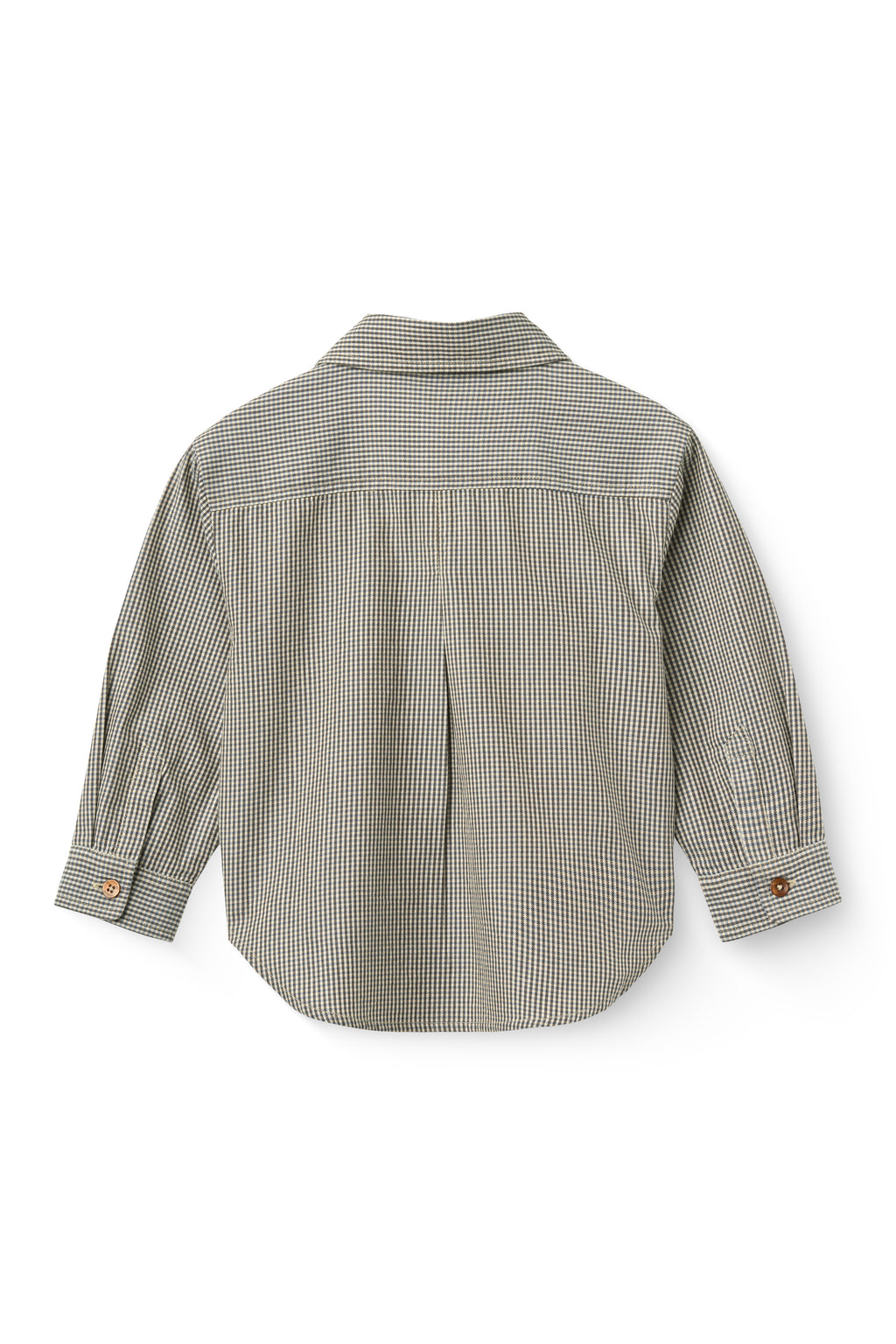 Checked shirt/blouse - Endless Sky/Brown Check Comb - 100% organic cotton - Copenhagen Colors