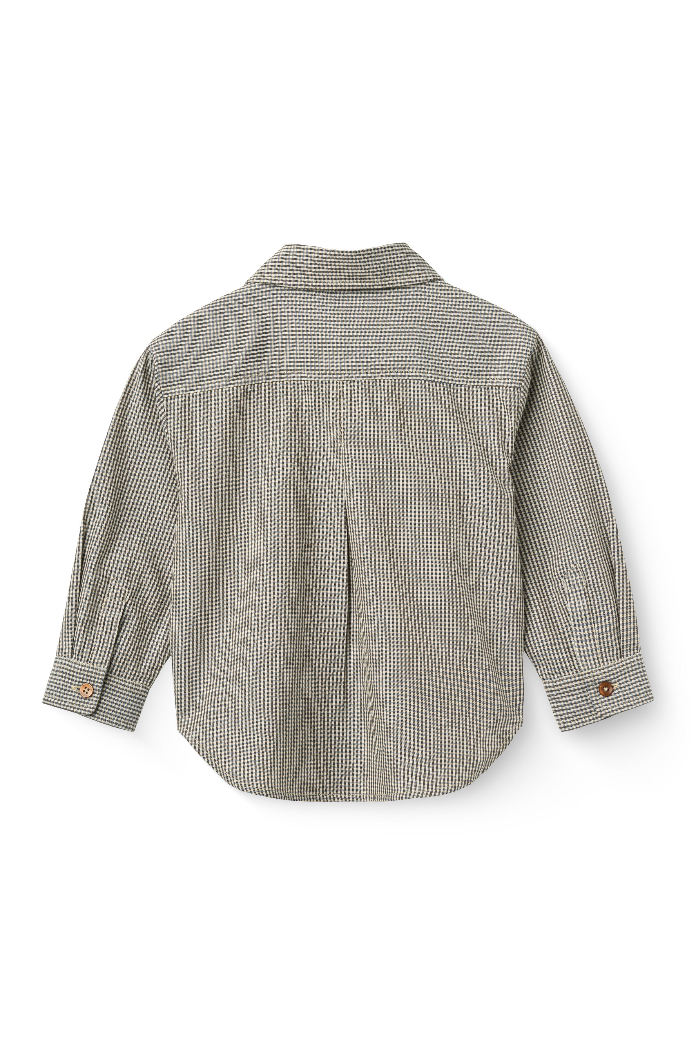 Checked shirt/blouse - Endless Sky/Brown Check Comb - 100% organic cotton - Copenhagen Colors