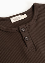 Longsleeve top Dark Roast – Modal & biologisch katoen – MarMar Copenhagen