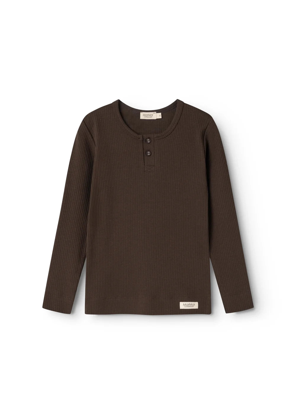 Longsleeve top Dark Roast – Modal & biologisch katoen – MarMar Copenhagen