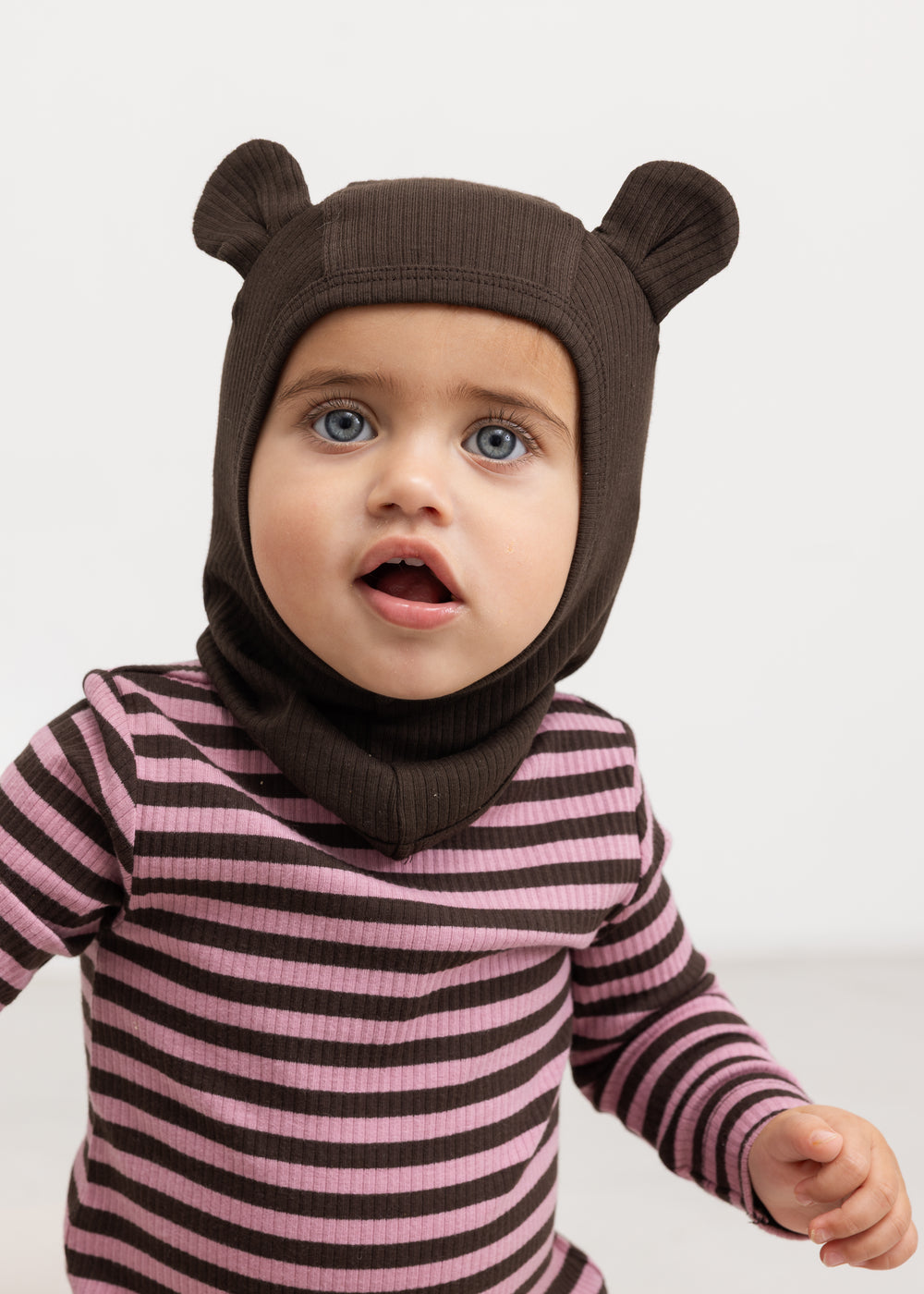 Plain Body LS - Gestreepte romper Heather Stripe –Biologisch katoen & modal – MarMar Copenhage