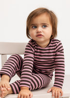 Plain Body LS - Gestreepte romper Heather Stripe –Biologisch katoen & modal – MarMar Copenhage