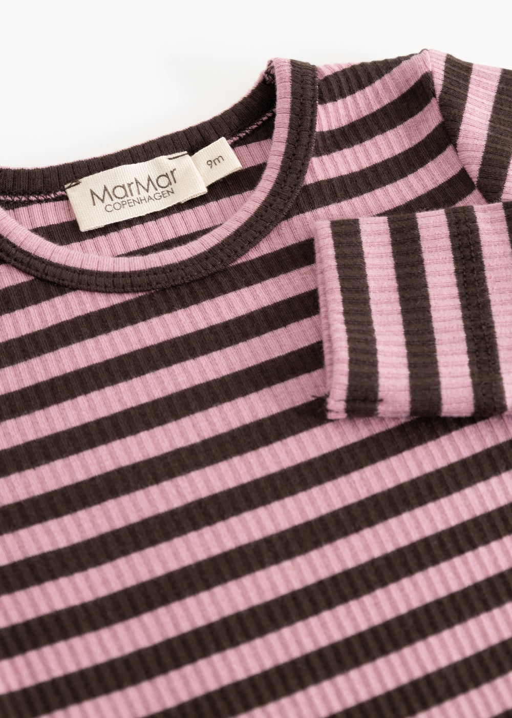 Plain Body LS - Gestreepte romper Heather Stripe –Biologisch katoen & modal – MarMar Copenhage