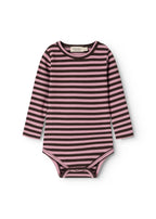 Plain Body LS - Gestreepte romper Heather Stripe –Biologisch katoen & modal – MarMar Copenhage