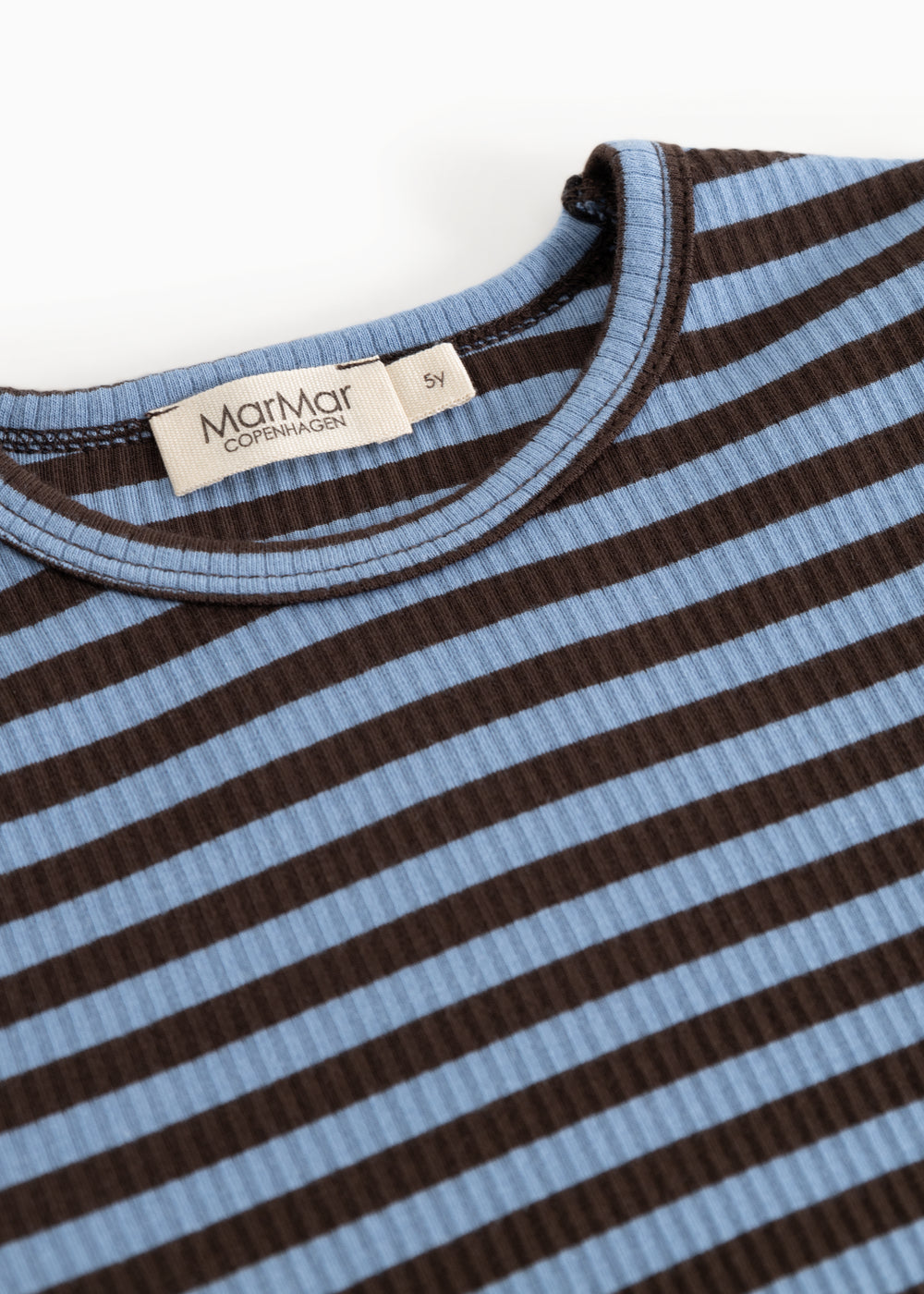 Plain Tee LS - Longsleeve top - Blue Heaven Stripe – Biologisch katoen & modal – MarMar Copenhagen