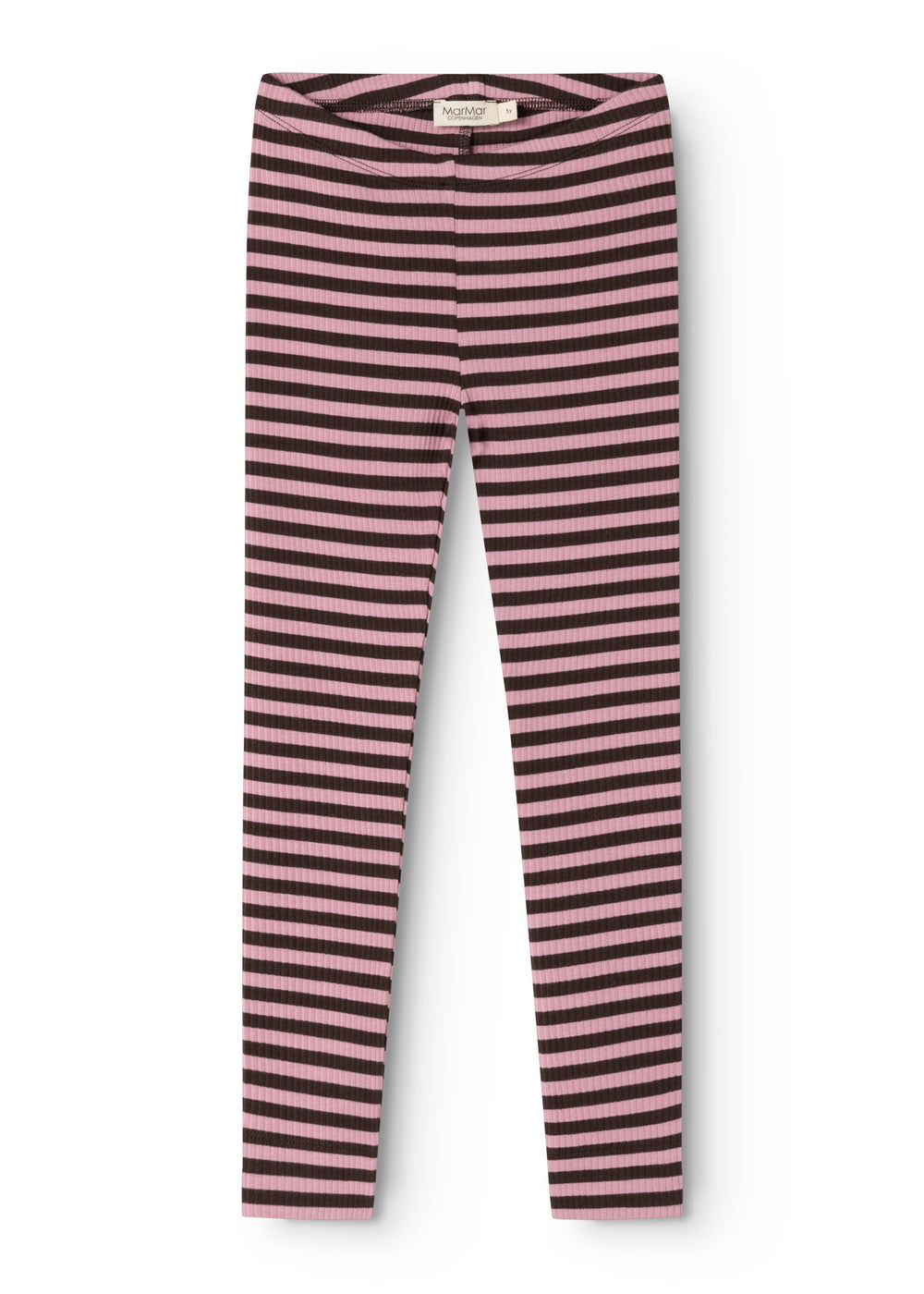 Leg Heather Stripe - Gestreepte babylegging – Biologisch katoen & modal – MarMar Copenhagen