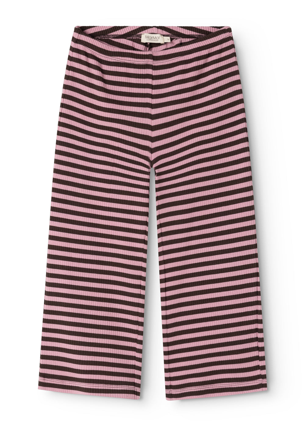 Wide leg broek - Pansi Heather Stripe –Biologisch katoen & modal – MarMar Copenhagen