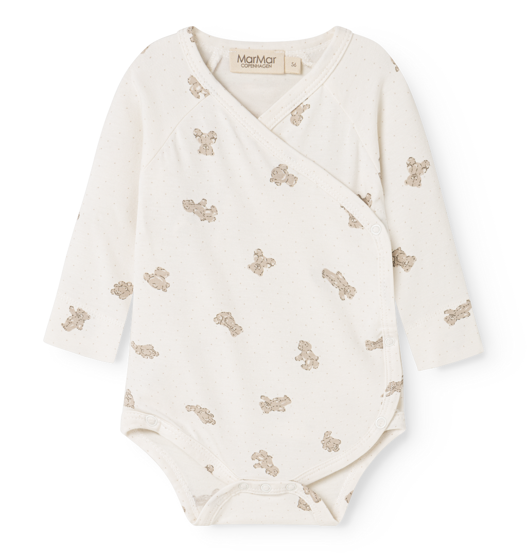 Overslagromper Belita – print Teddybears – modal & biologisch katoen – MarMar Copenhagen