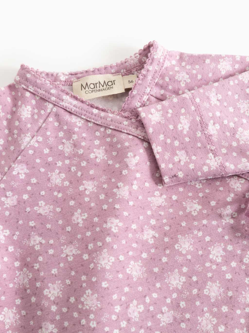 Overslagtop Tut Wrap LS Lit de Rose – Modal & biologisch katoen – MarMar Copenhagen