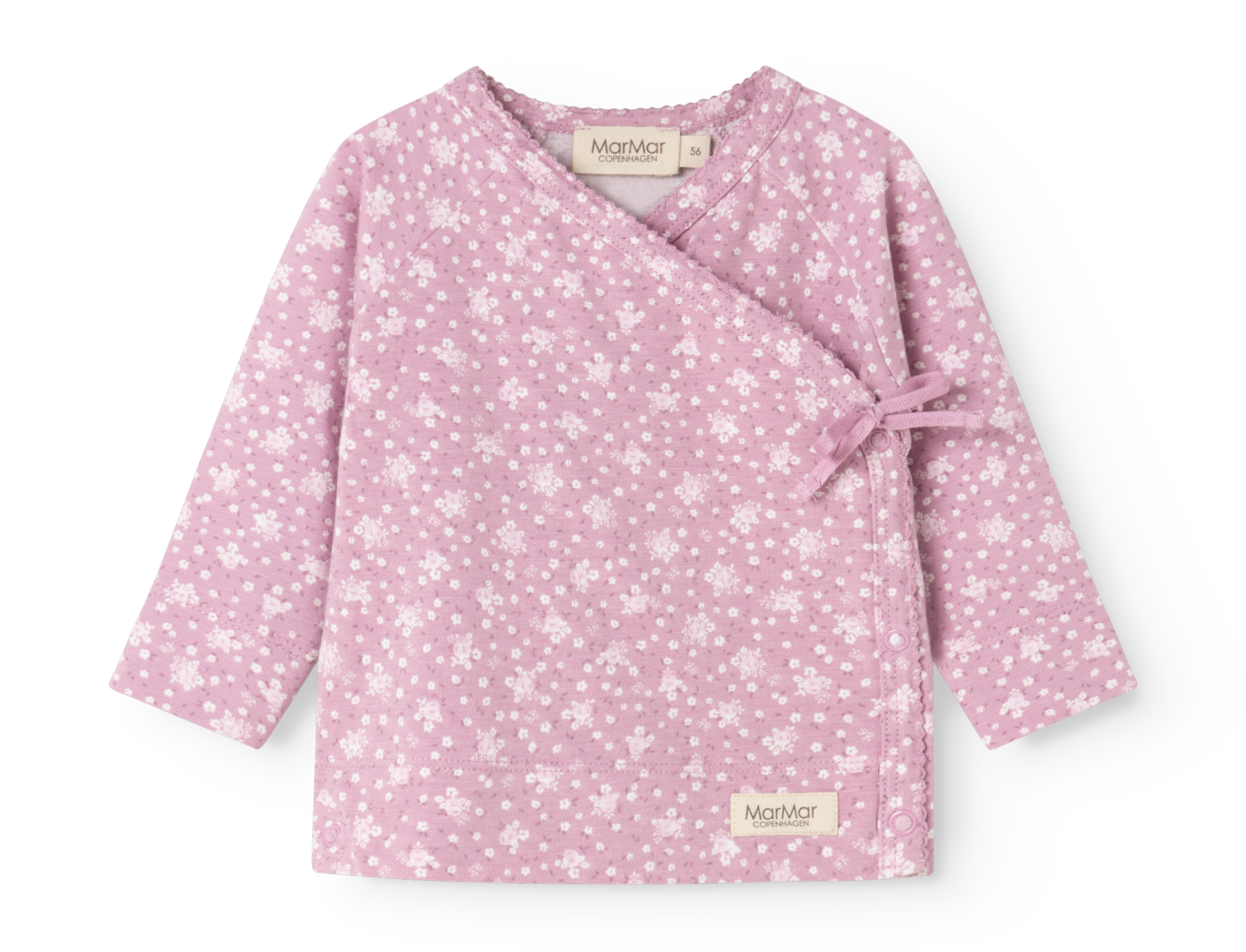 Overslagtop Tut Wrap LS Lit de Rose – Modal & biologisch katoen – MarMar Copenhagen