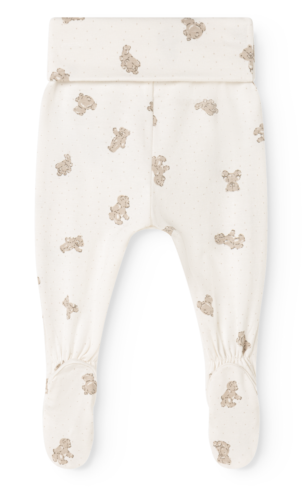Babybroekje met voetjes - Pixa – Teddybears – Modal & biologisch katoen – MarMar Copenhagen