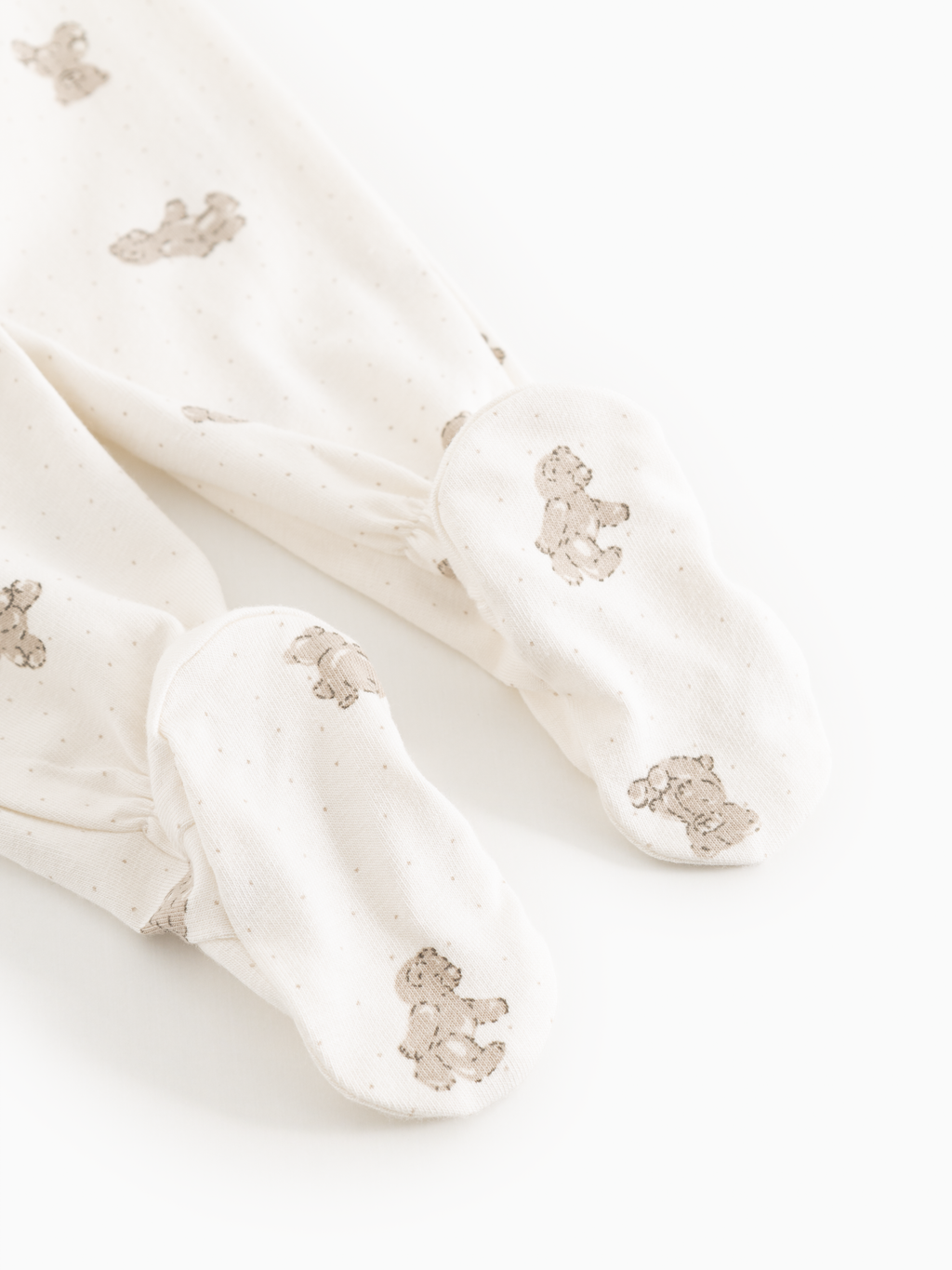Babybroekje met voetjes - Pixa – Teddybears – Modal & biologisch katoen – MarMar Copenhagen