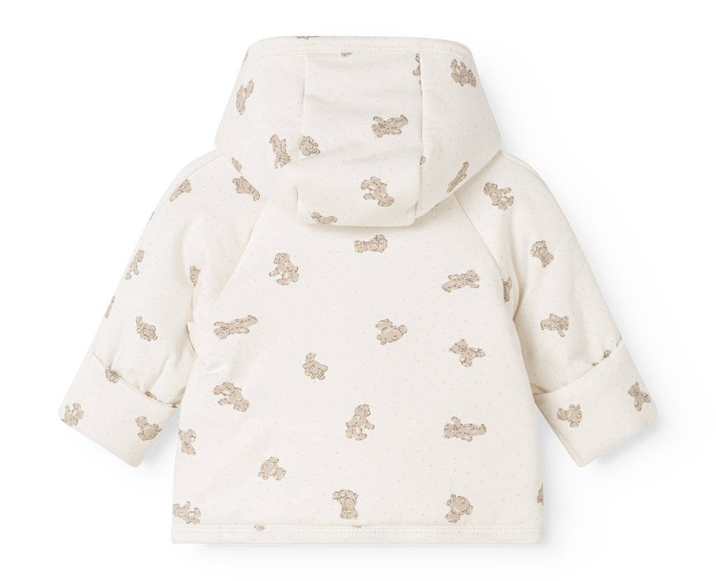 Gewatteerd babyjasje - Jula – Teddybears – Modal & biologisch katoen – MarMar Copenhagen