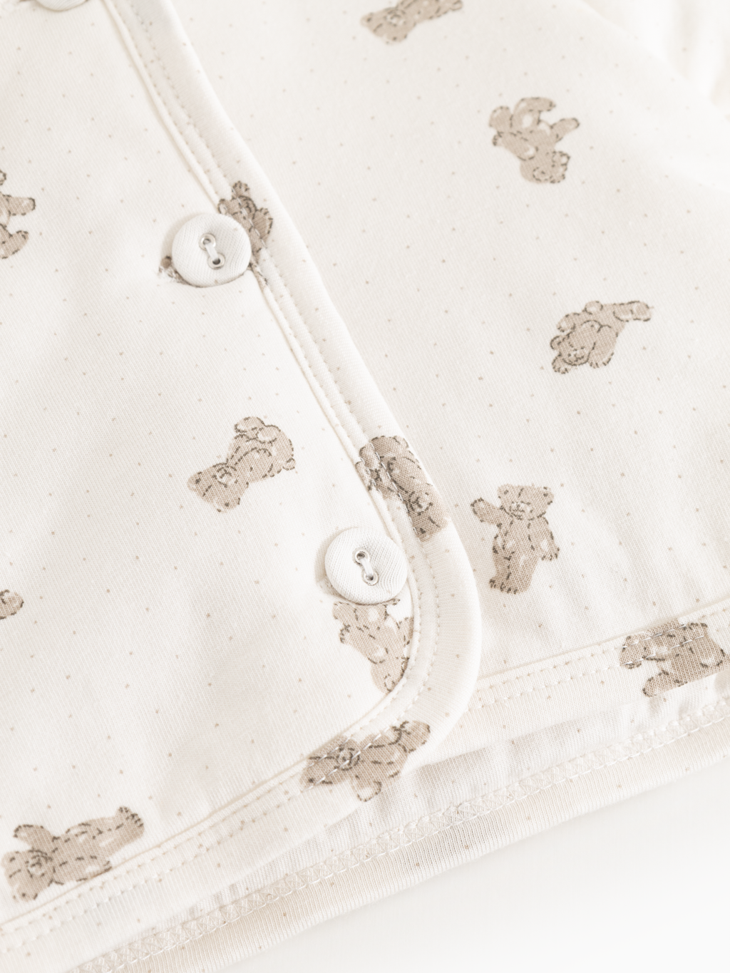Gewatteerd babyjasje - Jula – Teddybears – Modal & biologisch katoen – MarMar Copenhagen