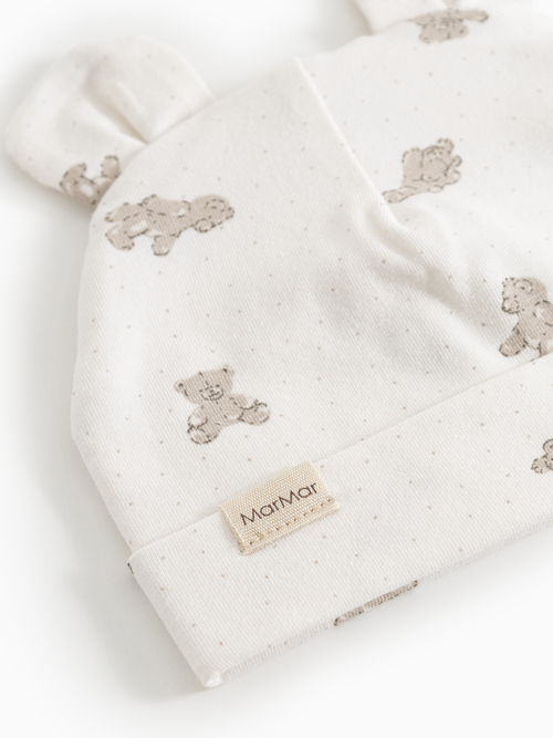 Baby Hat Aiko Ear – Teddybears – Modal & Organic Cotton – MarMar Copenhagen