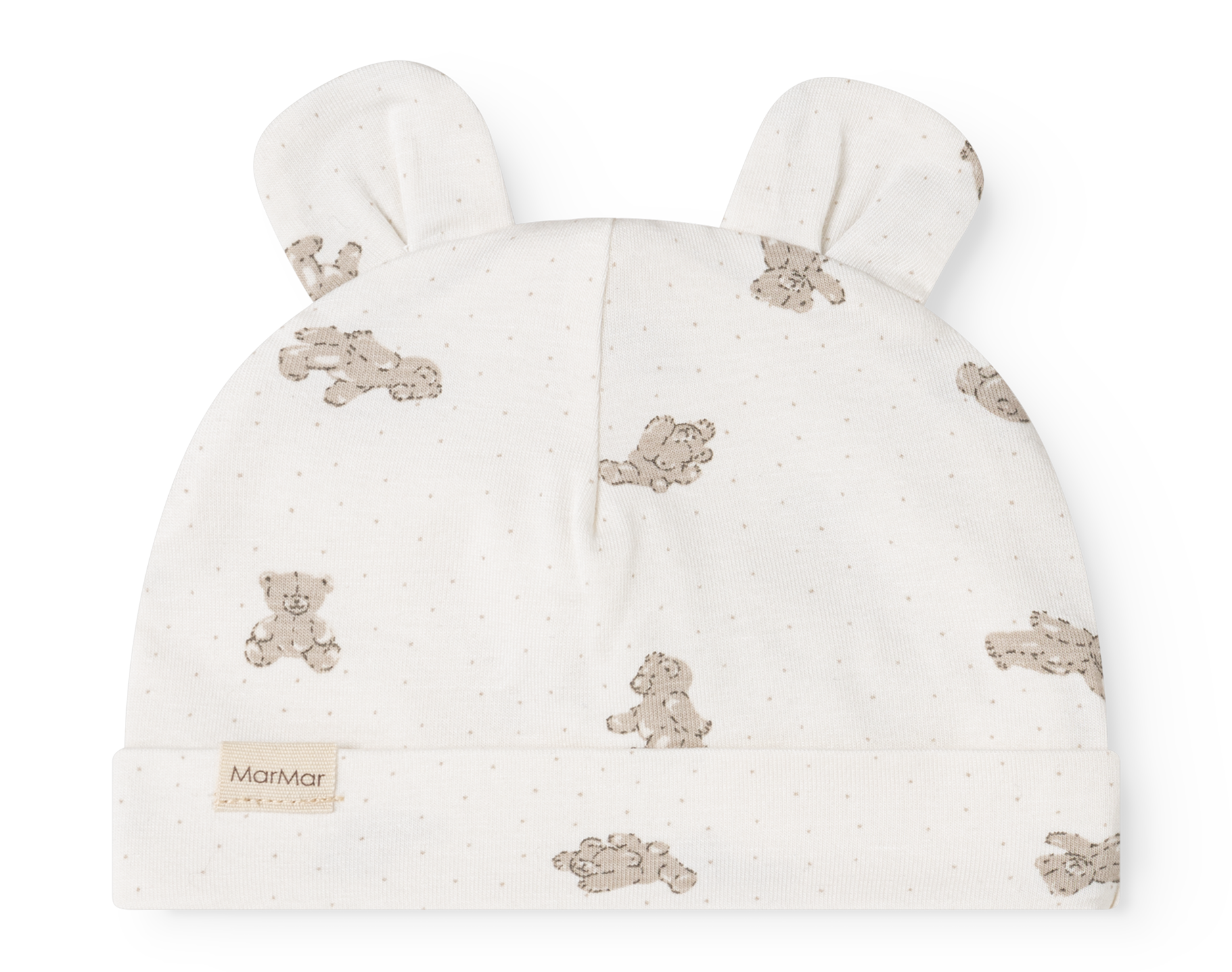 Babymutsje Aiko Ear – Teddybears – Modal & biologisch katoen – MarMar Copenhagen