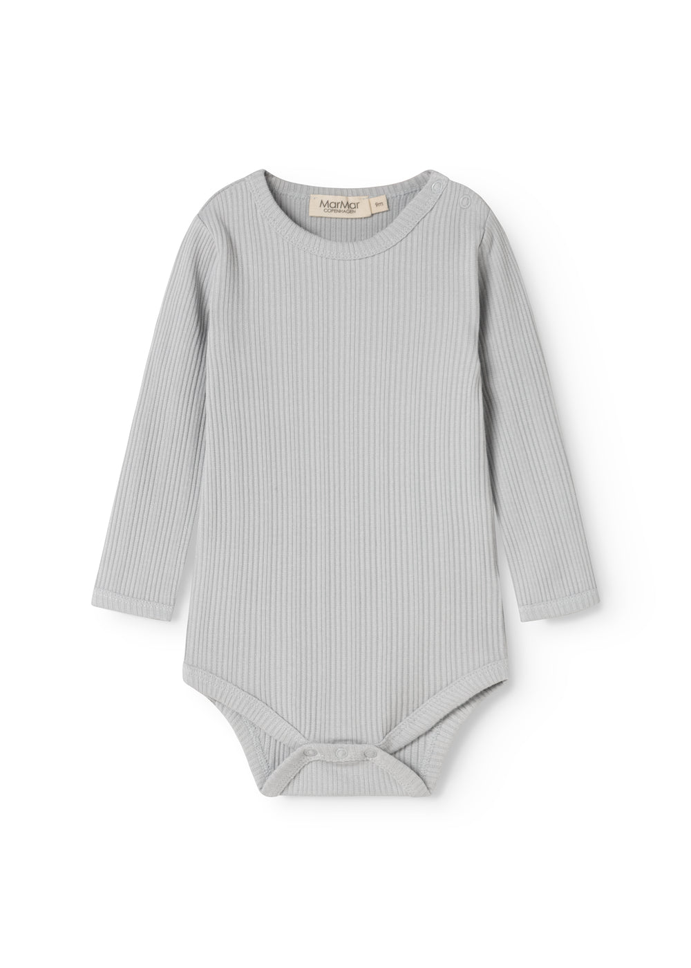 Romper Benedicte Blue Haze – Modal pointelle & biologisch katoen – MarMar Copenhagen