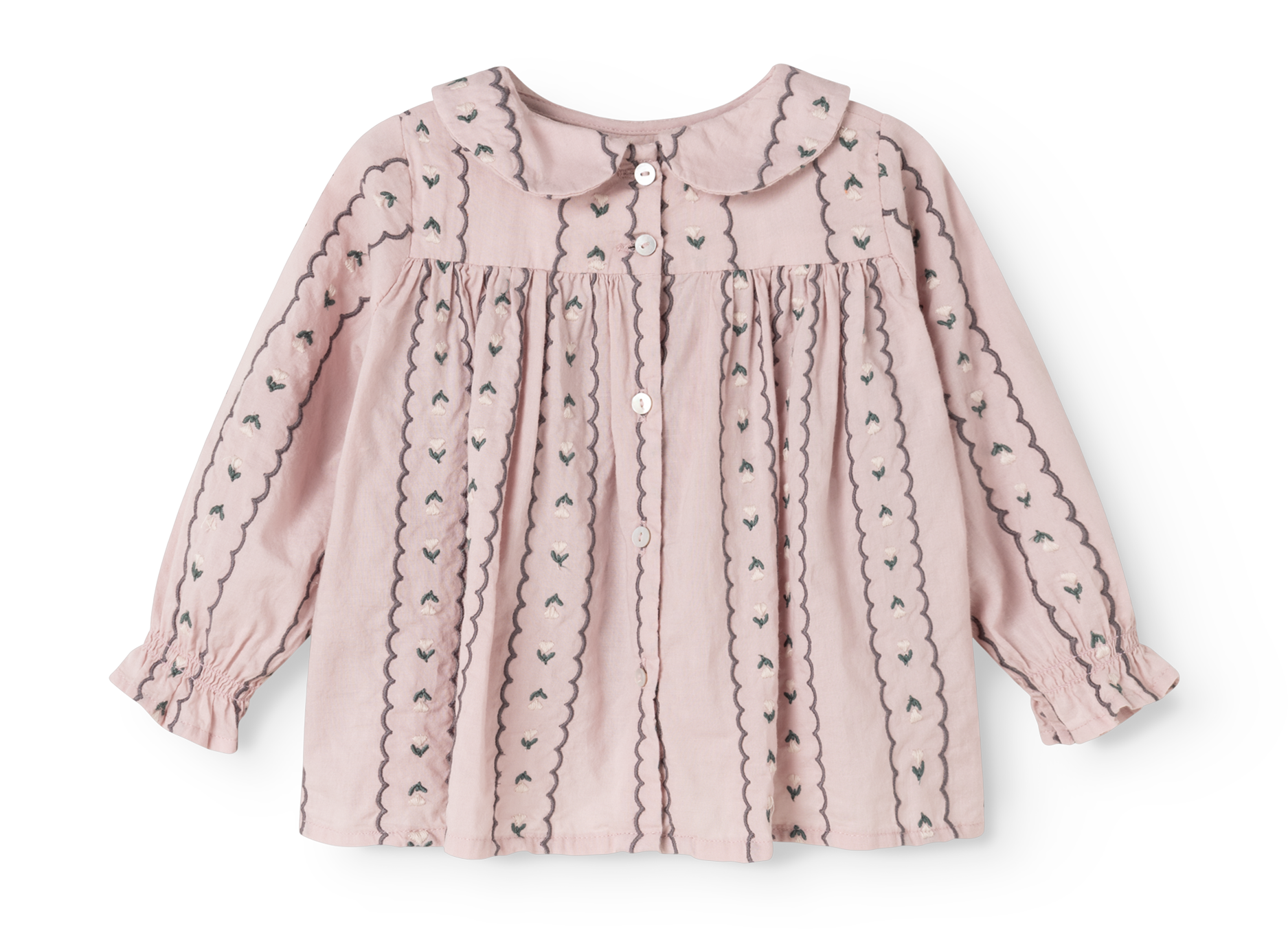 Blouse Tora – Dusty Purple Bloom – Light Embroidery – MarMar Copenhagen