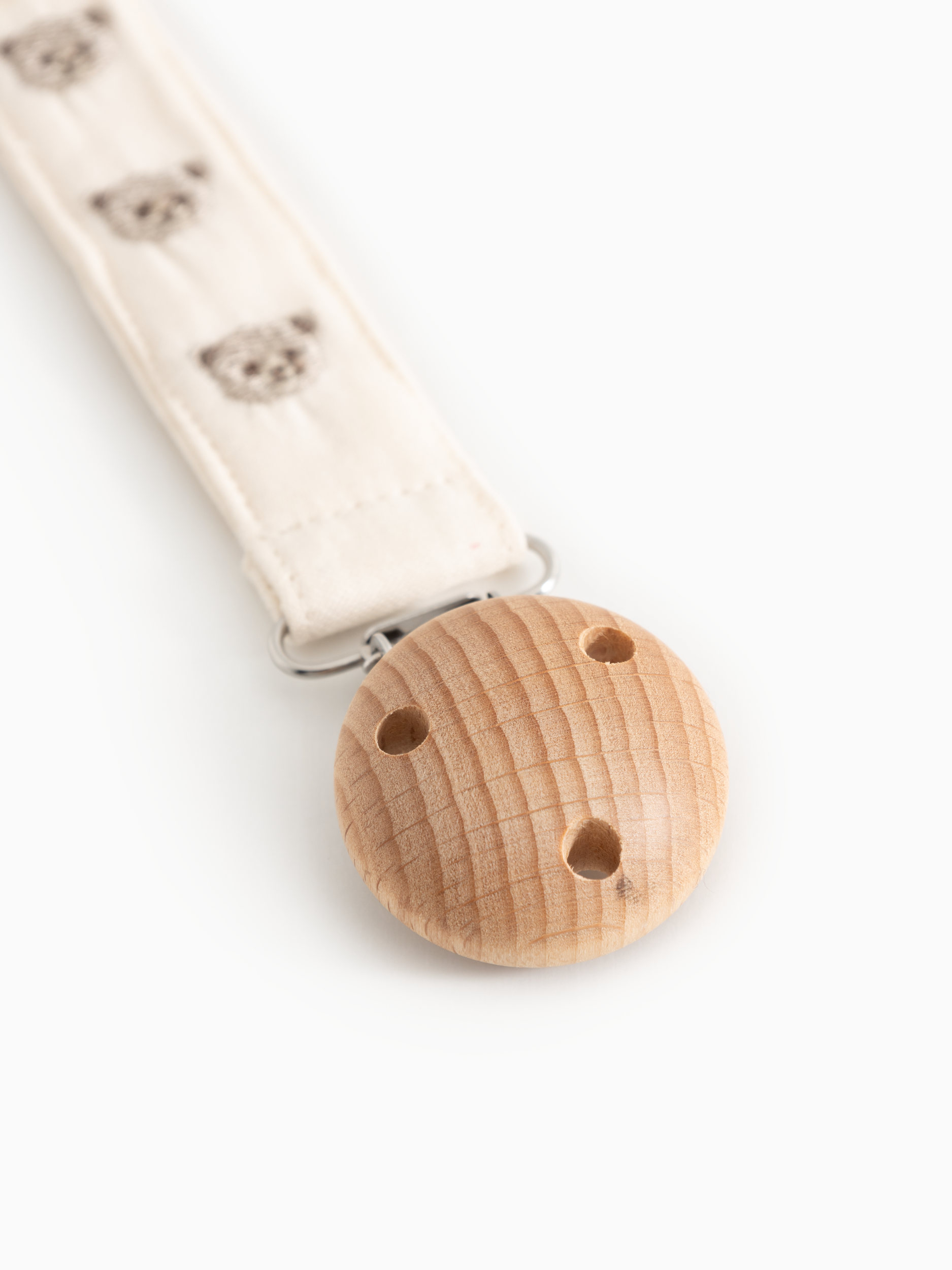 Speenkoord Alo met geborduurde teddyberen - Teddybears Embroidery - MarMar Copenhagen - productfoto - afbeelding 4