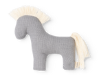 Knuffelrammelaar Little Horse - Biologisch katoen - Blue Check - MarMar Copenhagen - productfoto - afbeelding 6