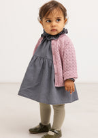 Gebreid vest Totti Lace – Merinowol & katoen – Soft Berry - MarMar Copenhagen