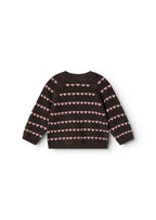 Gebreide trui Torin B - Rose Frosting Hearts – Merinowol & katoen – MarMar Copenhagen