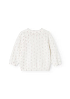 Gebreid babyvestje Taki Flower Stripe – Biologisch katoen & modal – MarMar Copenhagen
