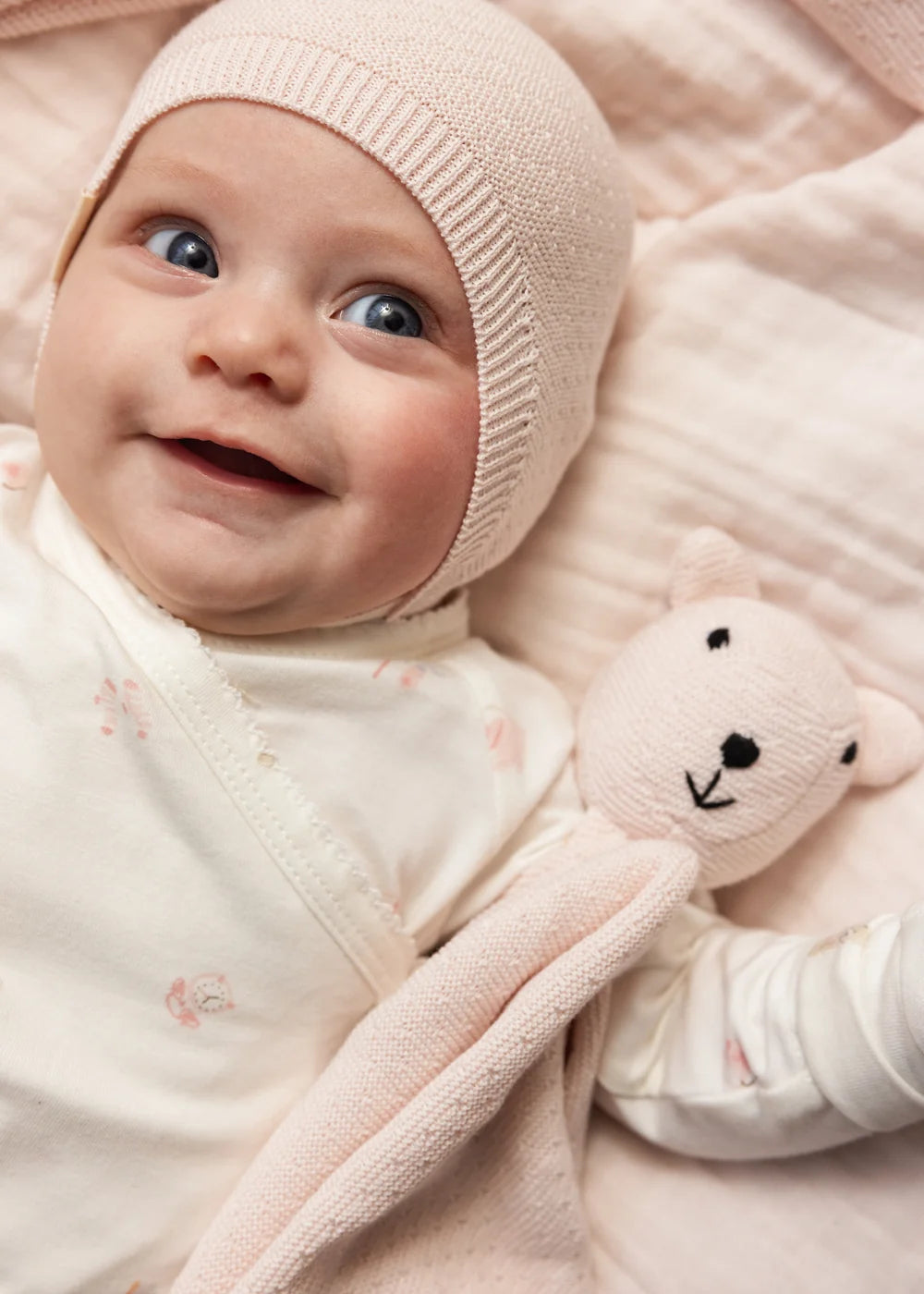Gestricktes Schnuffeltuch Teddy – Bio-Baumwolle & Modal – MarMar Copenhagen