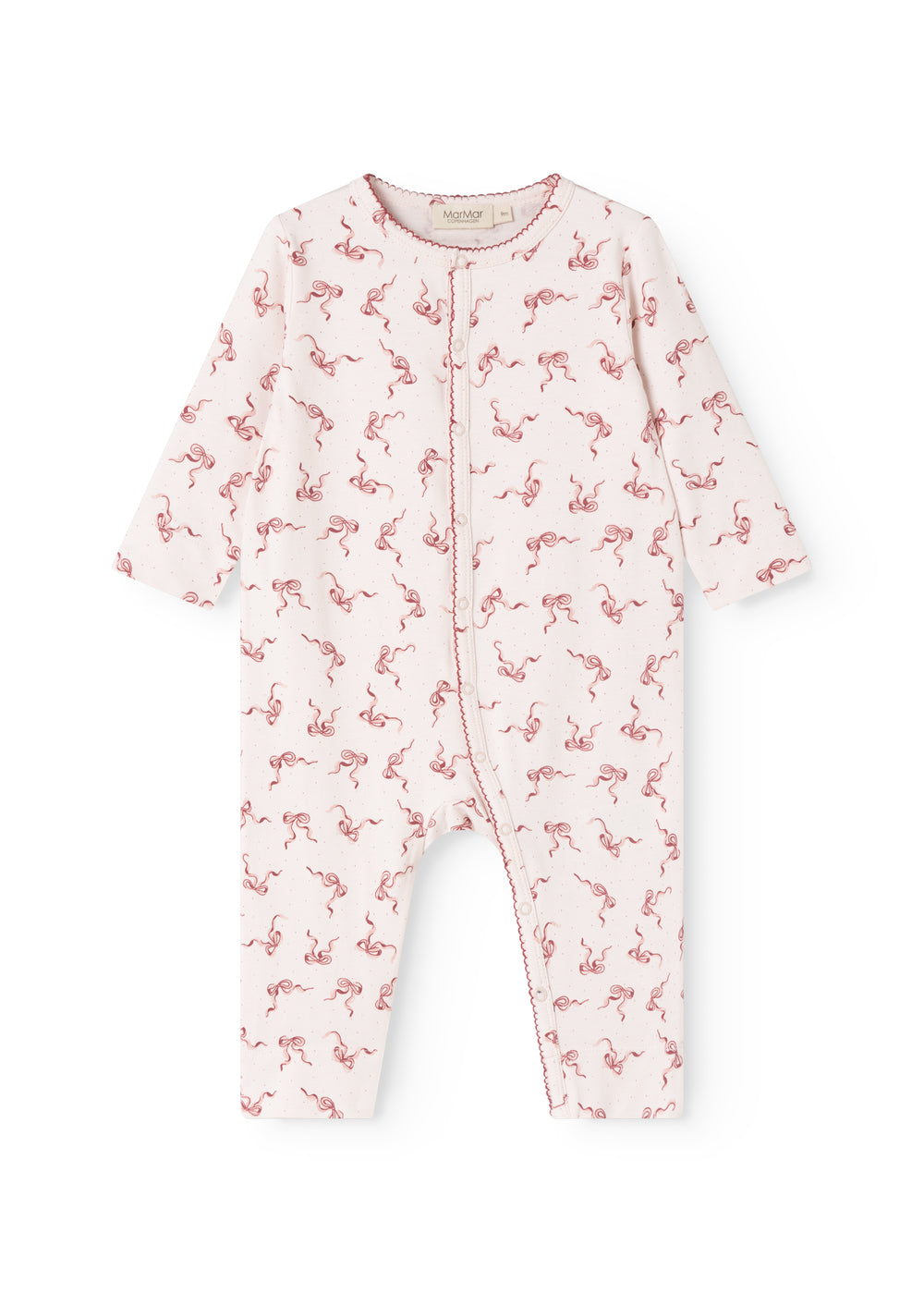 Ruka Strampler – Bows – Modal Smooth Print – MarMar Copenhagen