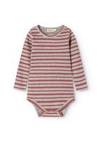 Benedicte Cherry Stripe – Body – Modal Fine Rib – MarMar Copenhagen
