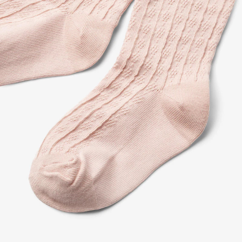Wheat - Izzy Pointelle Tights (2-pack) - Baby Leggings