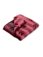 Wollen deken - Cherry Pattern - Thumbled Light – 100% wol – Alwero