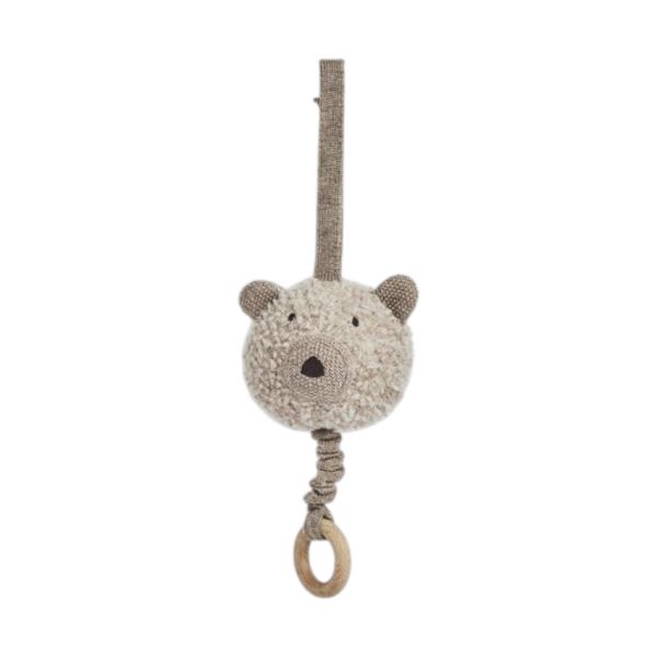 Muziekmobiel - Bouclé Wol - Nature Melange - Smallstuff