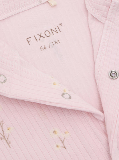 Sleepsuit/pyjamas - Modal/cotton mix - Pink/Potpourri - Fixoni
